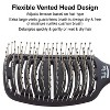 Olivia Garden iDetangle Hair Brush, i Detangle Ultra Gentle Memory-Flex Vented Bristle, - 4 of 4