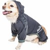 Dog Helios (R) 'Namastail' Lightweight 4-Way Stretch Breathable Full Bodied Performance Yoga Dog Hoodie Tracksuit - 3 of 4