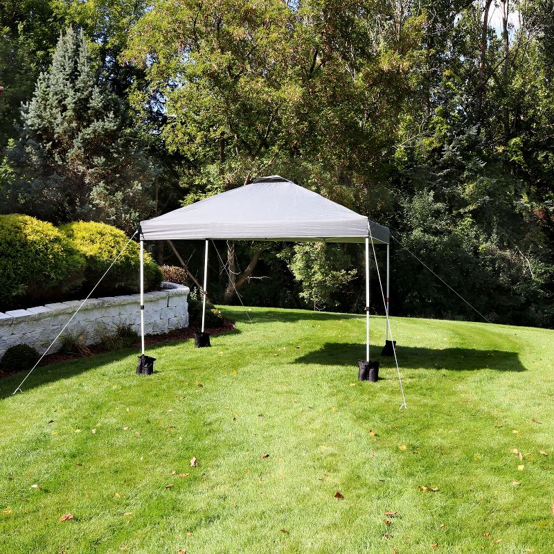 Sunnydaze Premium Pop-Up Canopy with Rolling Carry Bag and Sandbags, 3 of 13