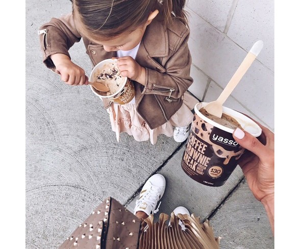 Yasso Frozen Greek Yogurt - Coffee Brownie Break - 1pt