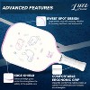 Luzz Pickleball Paddles, T700 Carbon Fiber Pickleball Paddle Sandblasted Surface with Honeycomb Core Pickle Ball Rackets for Ultimate Spin & Control - 4 of 4