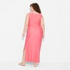 Women's One Shoulder Maxi Slip Dress - Wild Fable™ - 3 of 3