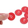 Unique Bargains Resin Snap Fastener Round Flat 4-Hole Sewing Buttons 10 Pcs - 4 of 4
