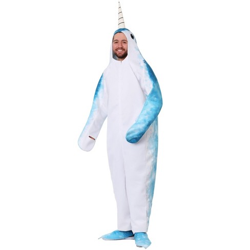 Halloweencostumes X Large Men Narwhal Costume For Men White