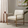 Ridstar Accent Chair, Armchairs For Living Room-Beige - 3 of 4