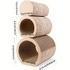 3 in 1 cat tunnel bed, 3 sizes cat scratching board bed, corrugated cat scratching board - 3 of 4