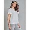 Jones New York Split Neck Puff Sleeve Blouse - 2 of 3