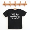 The Juniper Shop Talk Football To Me Ball Youth Short Sleeve Tee - 2 of 4