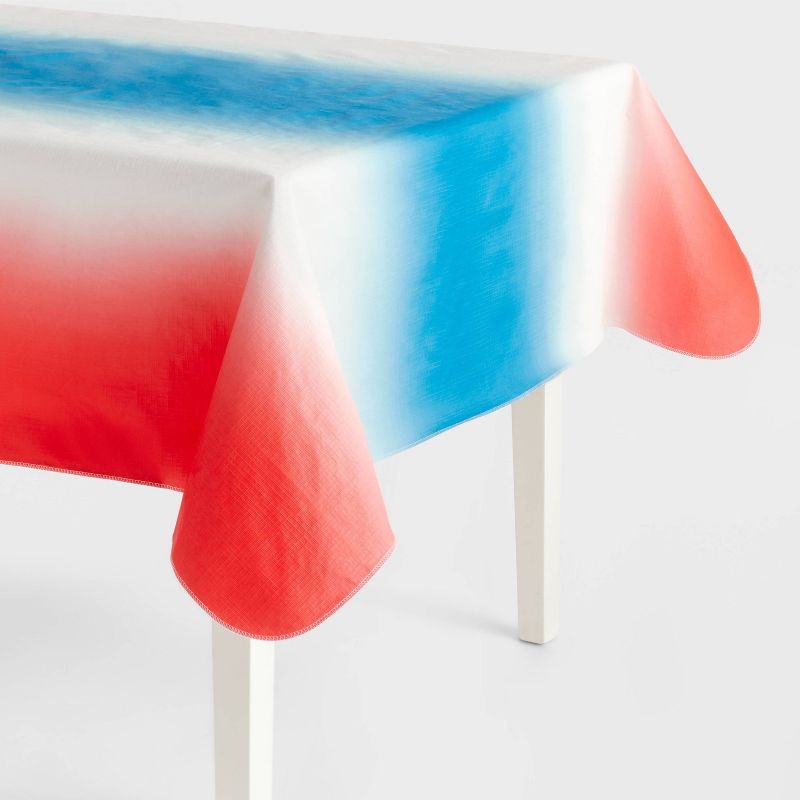 PEVA Table Cover Red/White/Ombre - Sun Squad&#8482;, 1 of 5