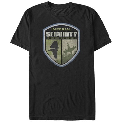 Men's Star Wars Endor Imperial Security  T-Shirt - Black - 3X Large