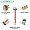 Unique Bargains Galvanized Iron-Carbon Steel Anti-Corrosion Durable Multipurpose Expansion Bolts 5 Pcs - 2 of 4