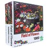 PuzzleWorks 1000 Piece Jigsaw Puzzle | Field Of Flowers - 3 of 4
