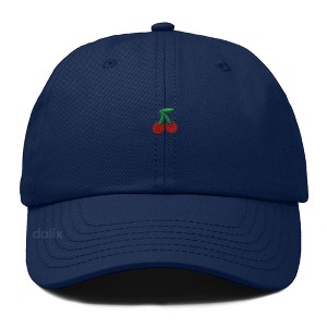 Dalix Lil Cherry Embroidered Cotton Summer Outdoor Baseball Cap Dad Hat Womens - 1 of 4