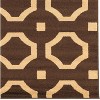 HomeStock Claremont Octagon Brown & Beige 8x10, Transitional, Power Loomed - 4 of 4