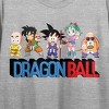 Dragon Ball Classic Characters on Women's Athletic Heather Crop- - 2 of 3