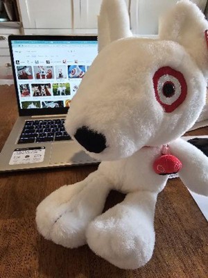 Bullseye dog clearance plush