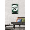 Trends International NHL Dallas Stars - Maximalist Logo 23 Framed Wall Poster Prints - 2 of 4