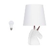 Creekwood Home Whimsilux 15.5" Enchanting Unicorn Dreams Table Lamp - 2 of 4
