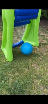 Giant Double-Sided Inflatable Aim 'n Score Basketball and Soccer Game –  Hearthsong