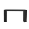 ACEPANO 59.2 in. W Curved Vertical Stripe Console Table for Living Room, Study & Entrance-Black - 4 of 4