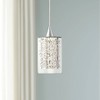 Possini Euro Design Enya Chrome Mini Pendant 5 1/2" Wide Modern Dimmable LED Crystal Clear Glass for Dining Room House Foyer Kitchen Island Entryway - 2 of 4