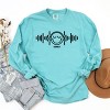 Simply Sage Market S.W.Smiley Headphones Music Garment Dyed Long Sleeve - 3 of 4