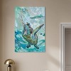 Art Remedy Serene Turtle Colorful Coastal Wall Art Unframed - 2 of 4