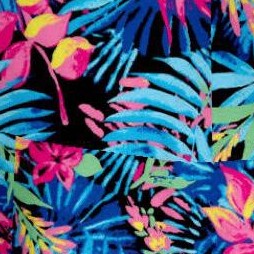 navy multi florals