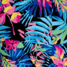 navy multi florals