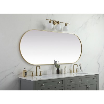 Silver Full Length Rectangular Wood Frame Mirror