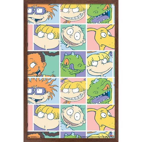 Trends International Nickelodeon Rugrats Grid Framed Wall Poster Prints ...