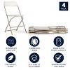 Alamont 4pk Plastic Folding Chairs - 3 of 4