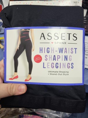 Spanx Assets Red Hot Label Medium Blue Black Seamless Colorblock Leggings  B16 