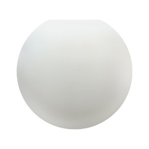 YANSUN 7.87 in. White Frosted Glass Globe Sconce Shade with 1 in. Neckless Fitter for Pendant, Sconce, Wall Light, Vanity Light - 1 of 1
