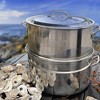 Bayou Classic 300-505 Stainless Oyster Steamer Features Heavy Welded Loop Handles Domed Vented Lid Perfect - 3 of 4