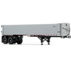 Mack Granite MP Tandem-Axle Day Cab with East Genesis End Dump Trailer Black and Silver 1/50 Diecast Model by First Gear - 4 of 4