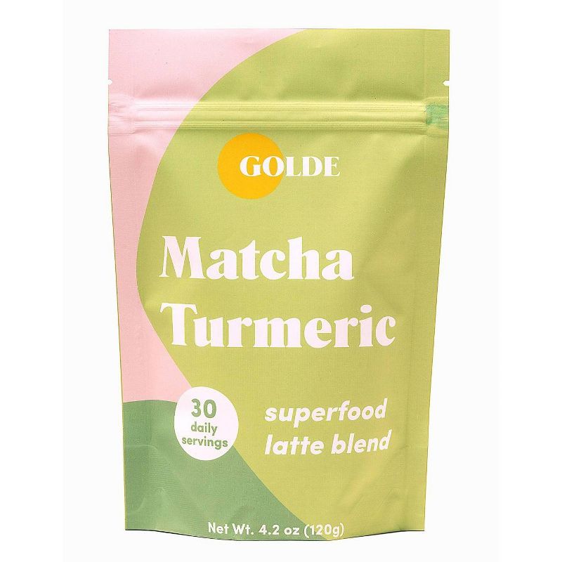 Golde Matcha Turmeric Superfood Latte Blend - 4.2oz, 1 of 8