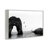 Stupell Industries Cliff Jumping into Sea Framed Giclee Art, Gray, 24" x 16" - 2 of 4