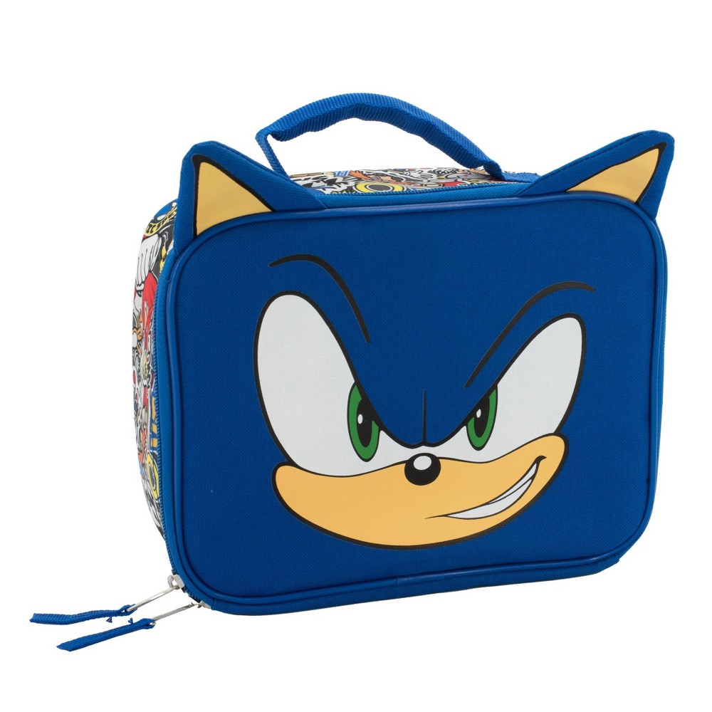 Photos - Food Container Sonic the Hedgehog Kids' Lunch Bag - Blue
