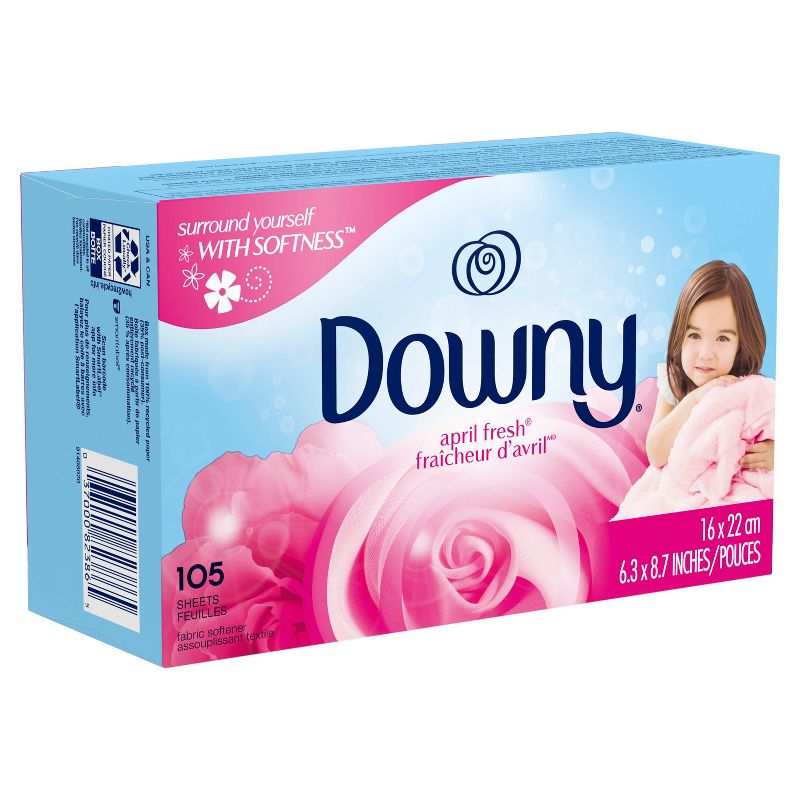 Downy April Fresh Fabric Softener Dryer Sheets, 3 of 12