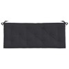 vidaXL Garden Bench Cushion Black 47.2"x19.7"x2.8" Oxford Fabric - 4 of 4