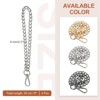 Unique Bargains Alloy Durable Removable Buckles Replacement Purse Chain Strap 2 Pcs - 2 of 4