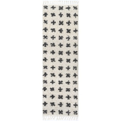 Nuloom Fatima Cross Cozy Shag Tassel Indoor Area Rug