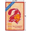 Trends International NFL Tampa Bay Buccaneers - Retro Logo 14 Unframed Wall Poster Prints - 3 of 4