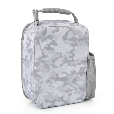 Fulton Bag Co. Upright Lunch Bag - Gray Camo: BPA-Free Polyester Molded Carrier
