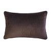 14"x21" Oversized Embroidered Wood Grain Lumbar Throw Pillow Cover - Edie@Home - image 2 of 4