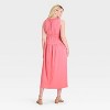 Tie-Front Maxi Maternity Dress - Isabel Maternity by Ingrid & Isabel™ - 2 of 3