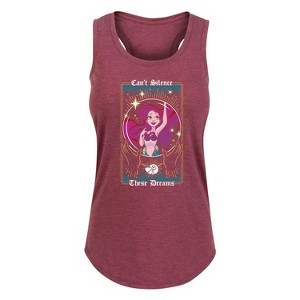 Women's - Disney Princess - Can't Silence These Dreams Graphic Racerback Tank - 1 of 4