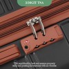 24-inch Hard-Shell Carry-On Suitcase with Spinner Wheels, Expandable Hard-Shell Luggage, Lightweight Luggage, with TSA Lock - 3 of 4
