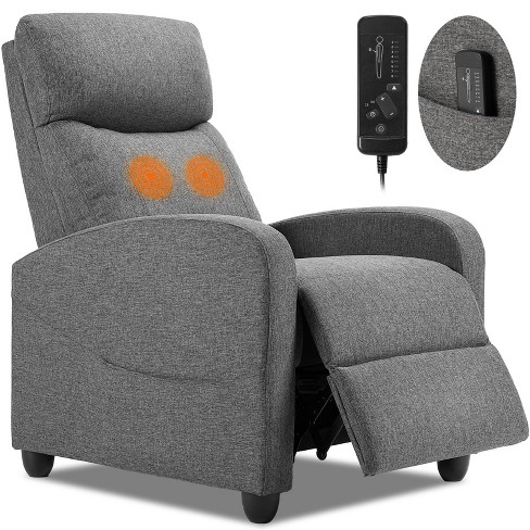 Adjustable Modern Massage Recliners Chair Sweetcrispy Grey Target